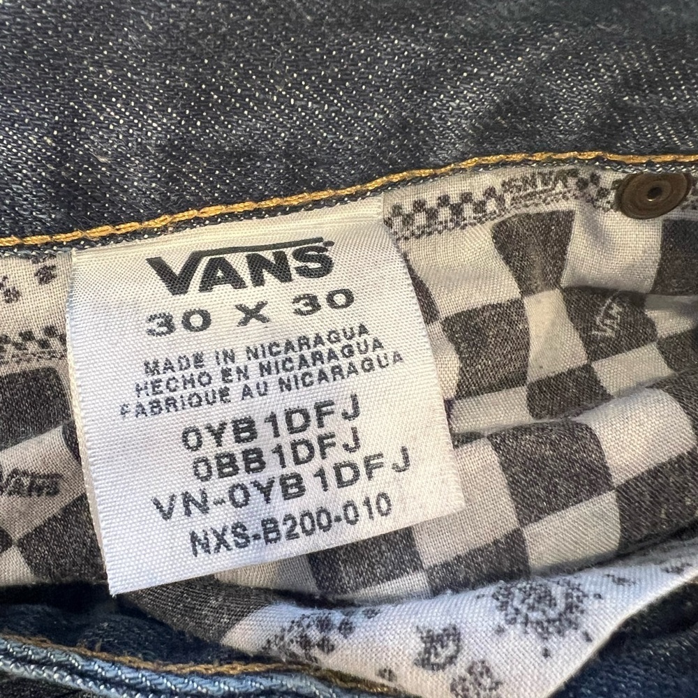 Vans Men's Blue Jeans 30/30 - Picture 5 of 9